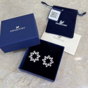 Swarovski Silver Crystal Earrings